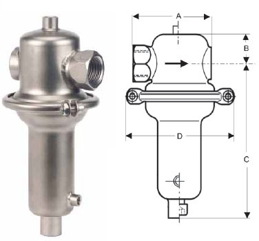 Клапан редукционный для воды DM505Z