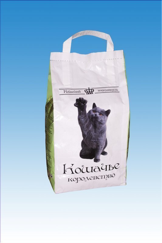 Кошачий наполнитель - Кошачье Королевство 5 литров от 100 пакетов Кошачий наполнитель - Кошачье Королевство 5 литров от 100 пакетов