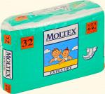 Подгузники Moltex Elastics Dry 4-9 кг. 32 шт. (midi)