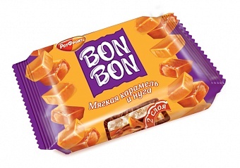 Конфеты Bon-Bon мягкая карамель и нуга 250 / 1000 / вес.