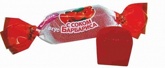 Конфеты Чудо Ягода с соком вкус Барбариса  / 250 г.