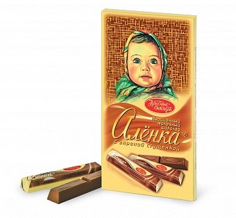 Шоколад Алёнка в стиках с Варёной сгущёнкой 100 грамм
