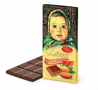 Шоколад Алёнка с Миндалем 100 грамм
