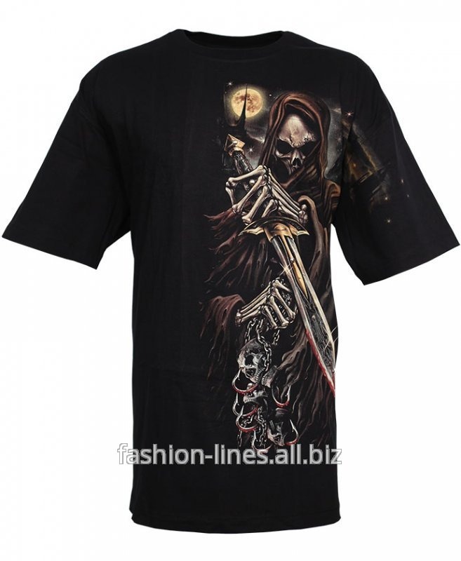 Мужская футболка Rock Eagle Death Sword со смертью с кинжалом