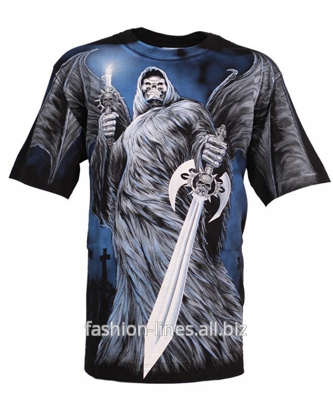 Мужская футболка Rock Eagle Skeleton со скелетом с мечом