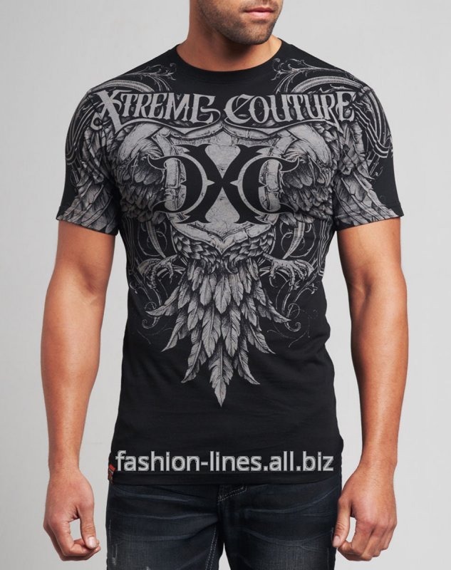 Отличная мужская футболка Xtreme Couture Daring c орлами