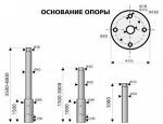 Опора ОТ 2 ОТ 2-5,0-1,5 (ф89-60) ОТ 1-4,0-1,0 торшерные парковые с закладной частью