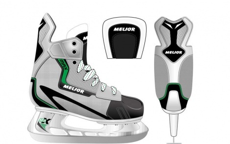 Коньки хоккейные Melior MH-140