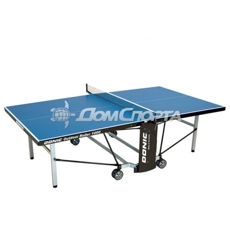 Стол для настольного тенниса всепогодный Donic Outdoor Roller 1000 с сеткой 230291 Стол для настольного тенниса всепогодный Donic Outdoor Roller 1000 с сеткой 230291