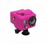 Чехол большой силиконовый для камеры GoPro (розовый) GoPro HSC/PIN