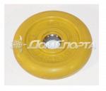 Диск обрезиненный, жёлтый, 31 мм, 0,5 кг MB Barbell MB-PltC31-0,5