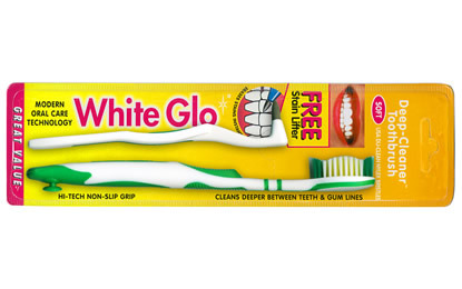 Зубная щетка White Glo для глубокой чистки, мягкая