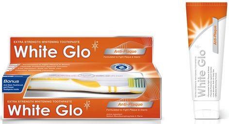 Зубная паста White GLO против зубного налета