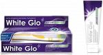Зубная паста White GLO отбеливающая «2 В 1» с ополаскивателем