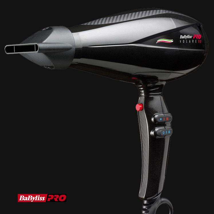 Профессиональный фен BaByliss Volare V1 2200W черный Профессиональный фен BaByliss Volare V1 2200W черный