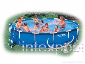 Каркасный бассейн 457x107 см. INTEX 56949 Каркасный бассейн 457x107 см. INTEX 56949