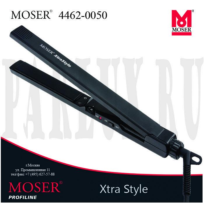 Выпрямитель утюжок для волос Moser 4462-0050 XtraStyle Выпрямитель утюжок для волос Moser 4462-0050 XtraStyle
