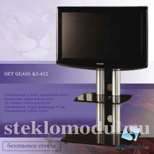 Стойка под телевизор SET GLASS K3-652