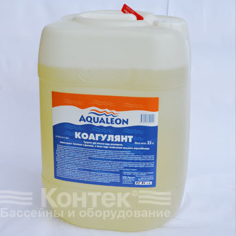 Химия для бассейнов Коагулянт Aqualeon (30 л) жидкий 35 кг