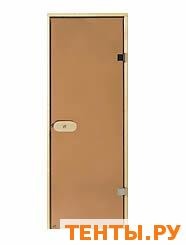 Дверь Harvia STG 9x19 сосна/бронза