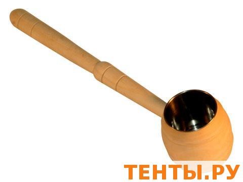 Ковш точенный липа с металлической вставкой ПН-2 Ковш точенный липа с металлической вставкой ПН-2