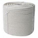 Шнур плетеный фаловый или спирального плетения из синтетических нитей диаметр - 12мм