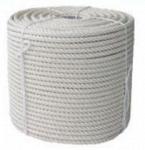 Шнур текстильный из синтетических нитей хозяйственно-бытового назначения черный, белый диаметр - 2мм