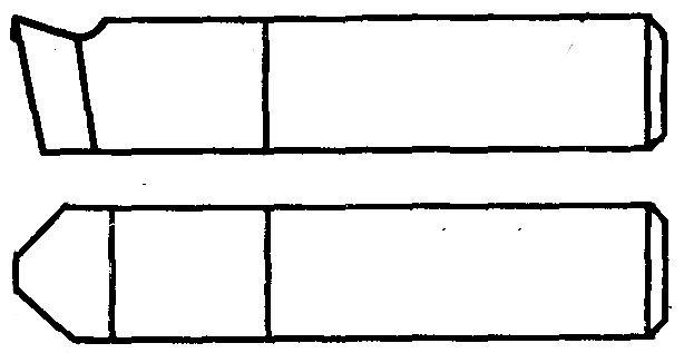 РЕЗЦЫ ТОКАРНЫЕ ФАСОЧНЫЕ (ТИП 1)  ИЗ БЫСТРОРЕЖУЩЕЙ СТАЛИ ГОСТ 18875-73