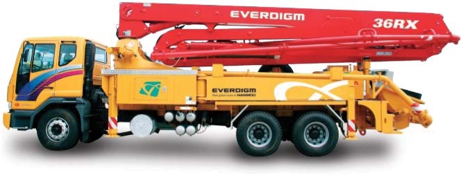 Бетононасосы EVERDIGM 36RX