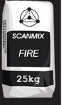 "Клей: "SCANMIX FIRE" (термостойкая смесь для кладки и ремонта печей и каминов),25кг"