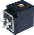 Катушка электромагнитная  с разъемом для стандартных штеккерных розеток типа В64-14А-03-700