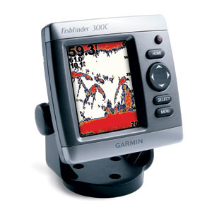 Эхолот Garmin Fishfinder 300C.