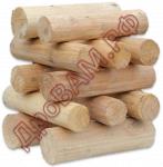 Дрова березовые колотые без коры