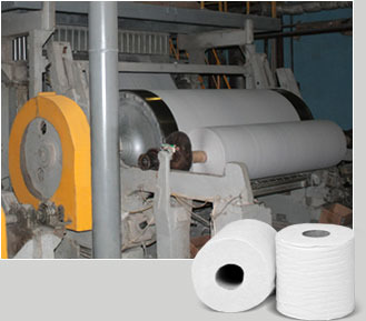 Бумага - основа для туалетной бумаги из макулатуры (до 70% белизны)