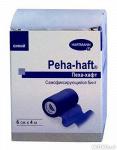 Бинт фиксирующий PEHA-HAFT -4м*6см синий