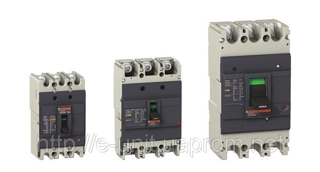 Автоматические выключатели в литом корпусе Schneider Electric серии Easy Pact на токи от 15 до 400A Автоматические выключатели в литом корпусе Schneider Electric серии Easy Pact на токи от 15 до 400A