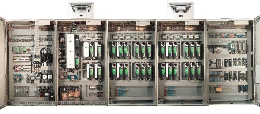 Преобразователи частоты Control Techniques серии Unidrive SP шкафного исполнения 90кВт - 675 кВт 400 В