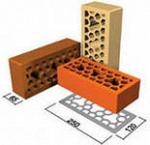 "Кирпич керамический коричневый 250х120х65, "СБК" г. Ромны"