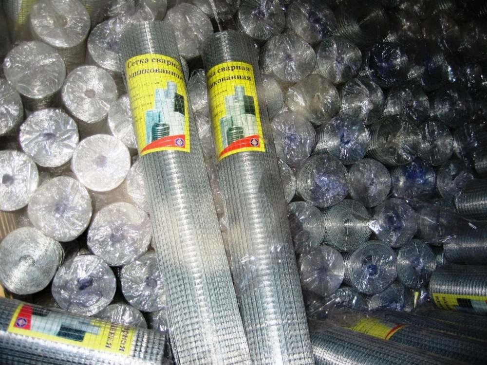 Сетка сварная из оцинкованной проволоки