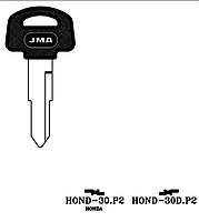 Заготовка ключа автомобильного HOND-30D.P