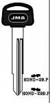 Заготовка ключа автомобильного HOND-29D.P