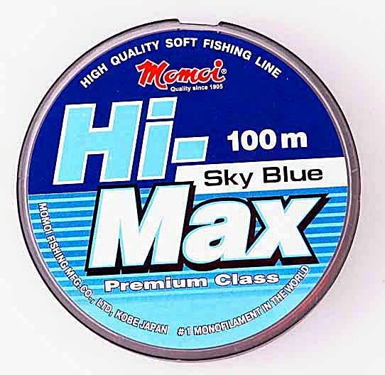 Леска Hi-Max Sky Blue 0,15 мм, 2,5 кг, 150 м (уп.5 шт)