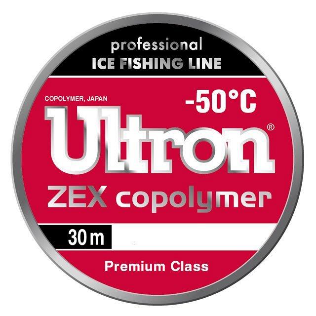 Леска ULTRON Zex Copolymer 0,16 мм, 100 м, 3,5 кг, прозр. (уп.5 шт)