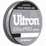 Леска ULTRON Elite Platinum 0,22 мм, 100 м, 5,5 кг, серебр. (уп.5 шт)