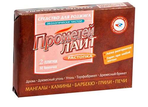 Средство для розжига сухое Прометей лайт Средство для розжига сухое Прометей лайт