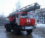 Автолестница пожарная АЛ-30 на шасси КАМАЗ-43114