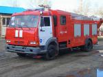 Автоцистерна пожарная АЦ-3-40 на шасси КамАЗ-4308