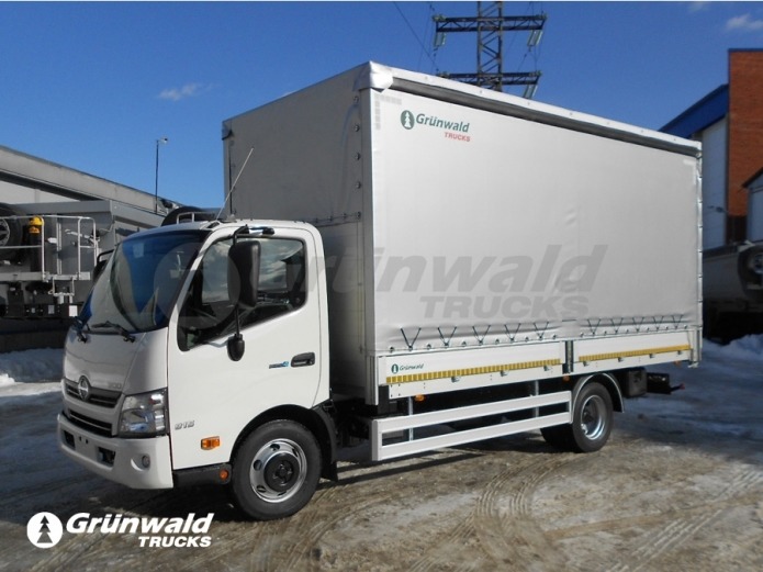 Шторно-бортовая надстройка на шасси HINO 300 SERIES Шторно-бортовая надстройка на шасси HINO 300 SERIES