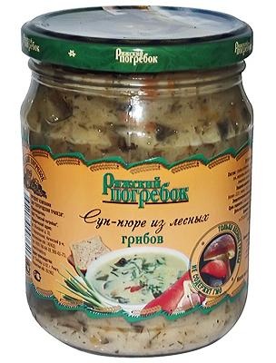 Суп-пюре из лесных грибов