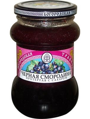 Смородина черная протертая с сахаром